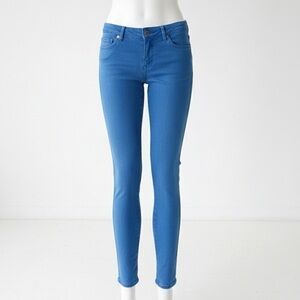 Rich & Skinny|  Marine Blue Skinny Stretch Quiet Luxury Jeans  Sz 27